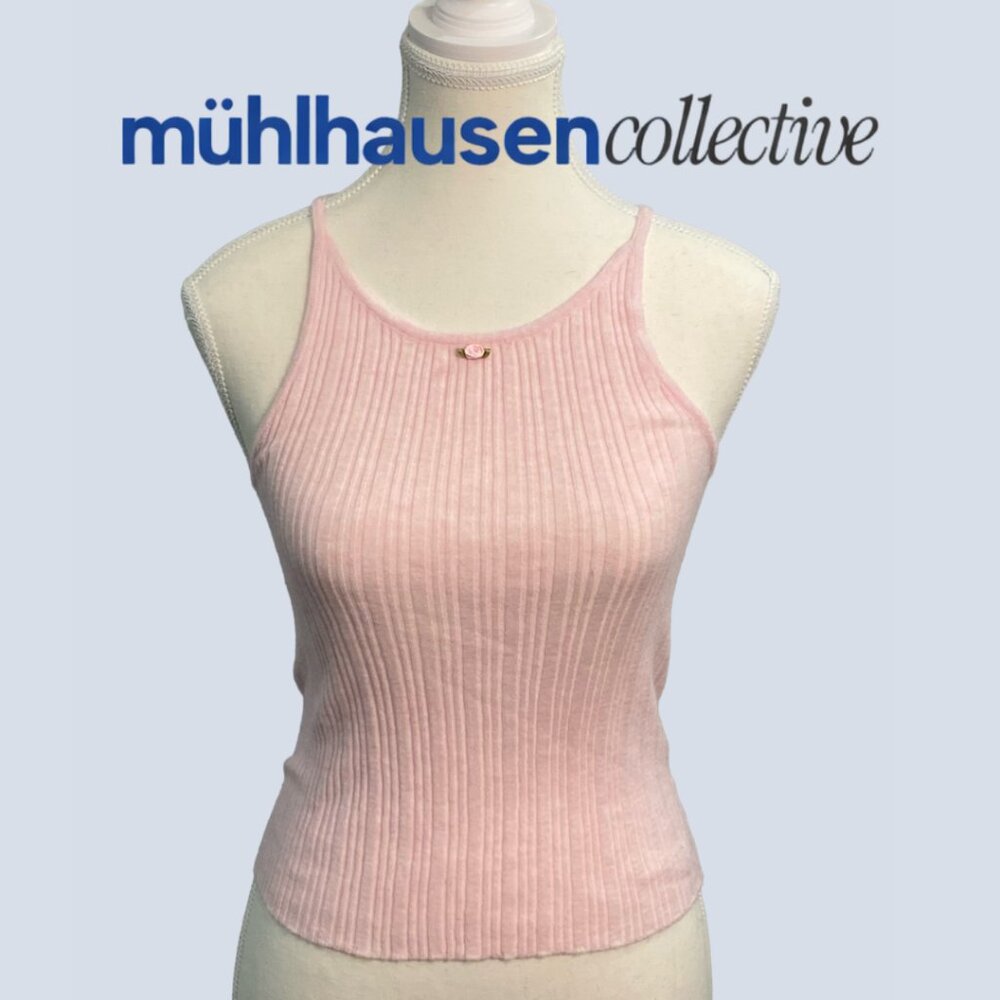 NWT Wild Fable Pink Ribbed Tank Top